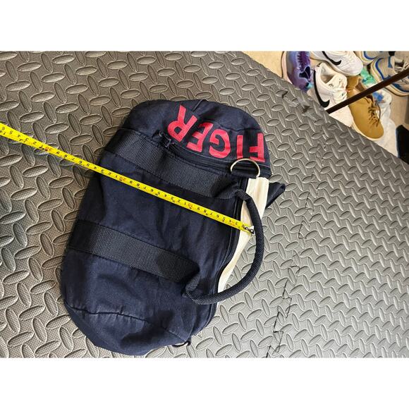 Vintage Y2K Tommy Hilfiger Mini Duffle Bag Gym Retro Red White Blue Unisex - Picture 11 of 11